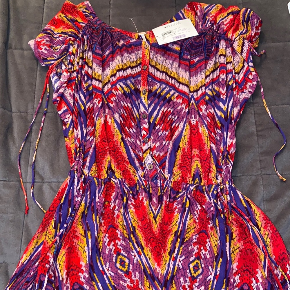 Free People Multicolored Shorts Romper